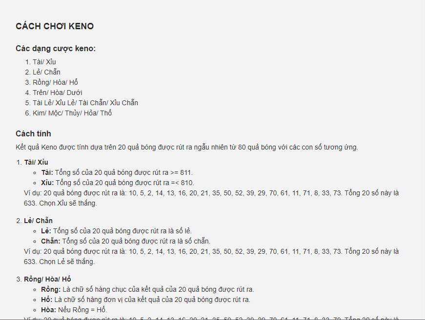 Keno được biết đến là game cực hấp dẫn có tại May88