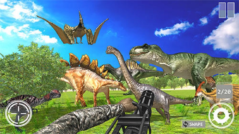 Luật chơi cơ bản của game săn khủng long tại may88