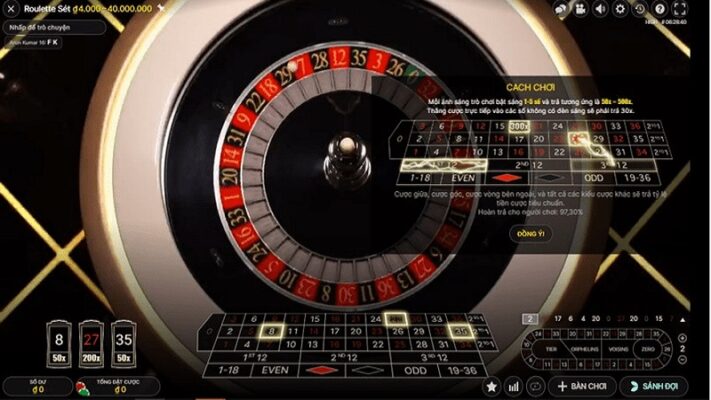 Giới thiệu tựa game roulette may88 vip